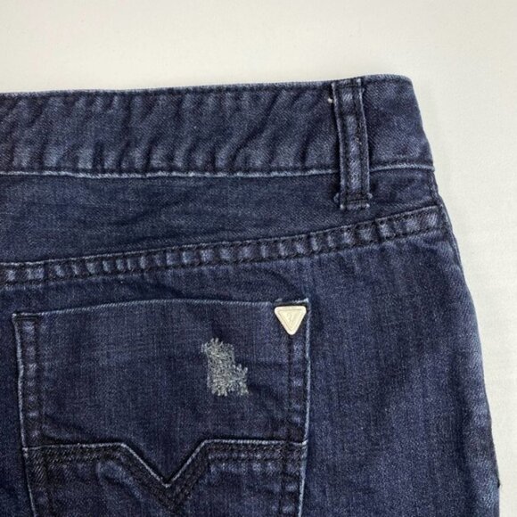 GUESS Distressed Denim Mini Skirt Sz Medium - Picture 6 of 6